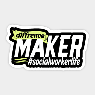 Best Personalized Gift Idea for Social Worker Sticker